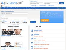 Tablet Screenshot of myfuturejobs.com